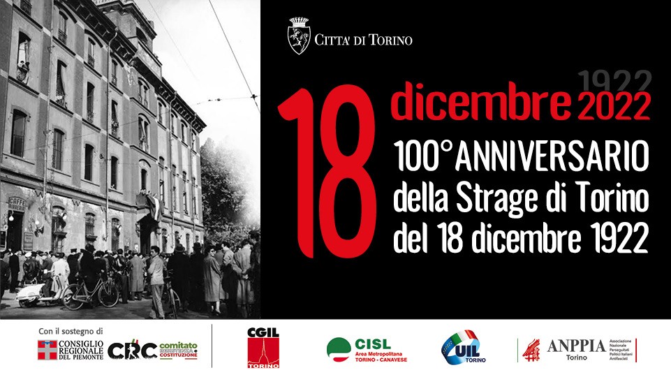 Torino celebra i 100 anni dalla strage del 18 dicembre