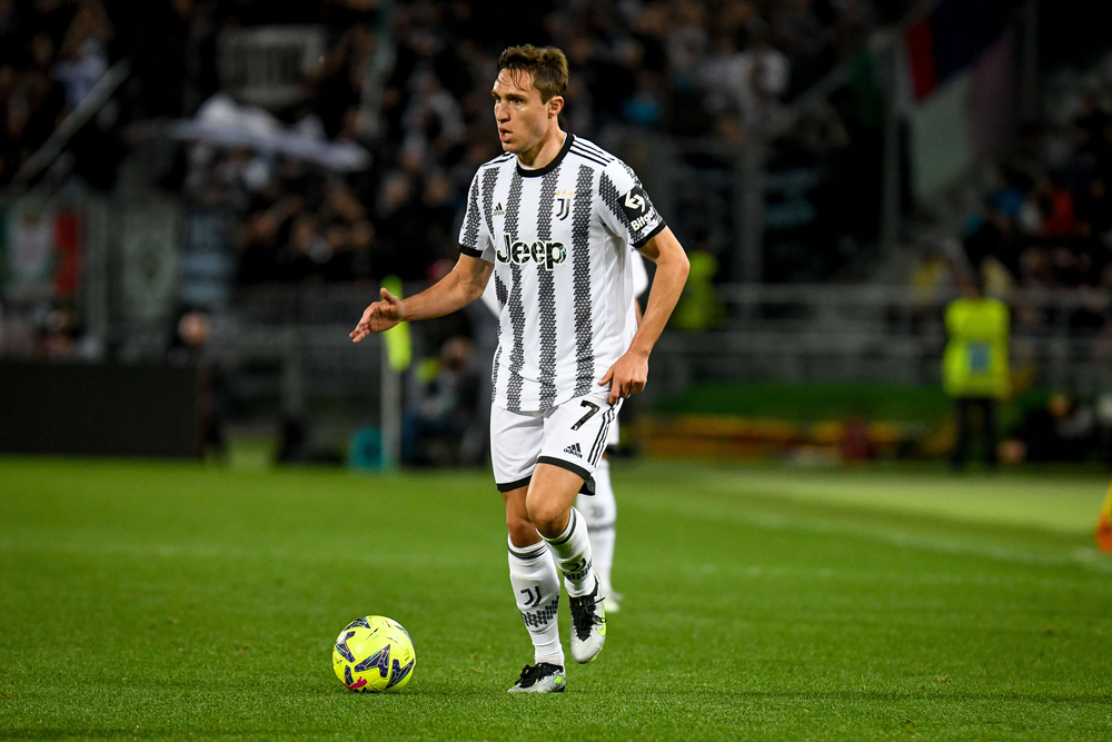Federico Chiesa, con la maglia della Juventus