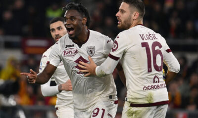 Duvan Zapata esulta dopo un gol - Il Torino tradito a Empoli: sconfitta amara compromette le ambizioni europee