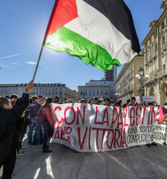 Manifestazione studentesca pro Palestina