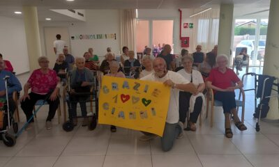 Gianni Giannini a Torrazza - Il palco di Zelig nelle Rsa del torinese, Gianni Giannini porta sorrisi e magia