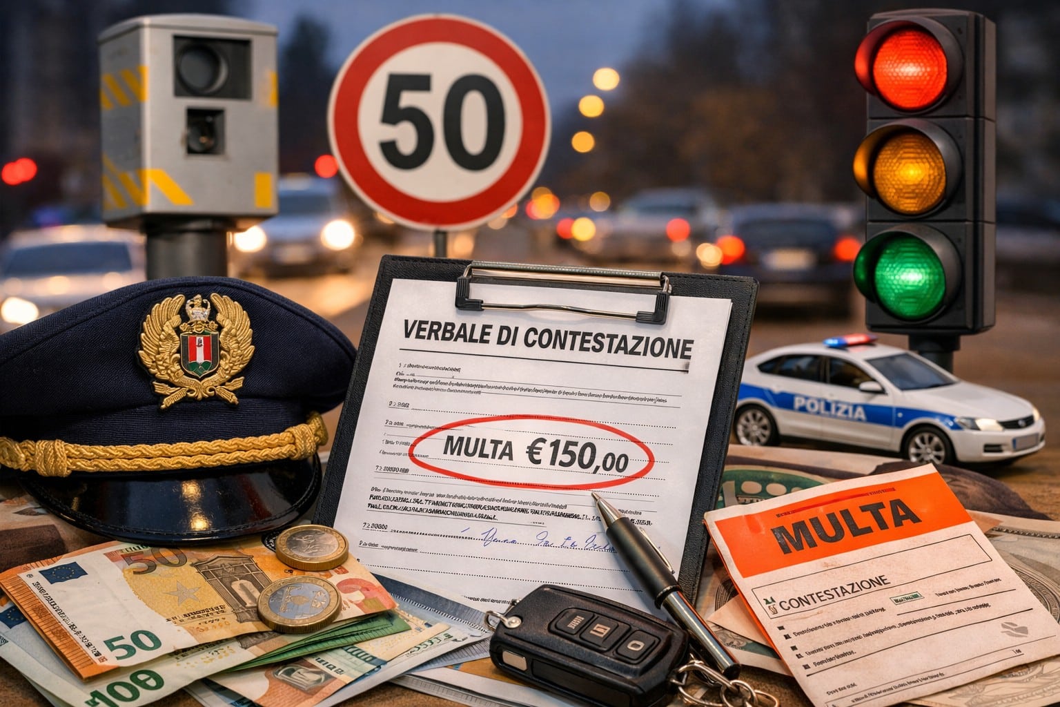 Multe stradali in Piemonte - Torino guida la classifica